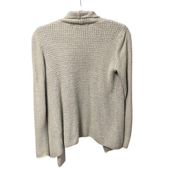 Barefoot Dreams CozyChic Ultra Lite Open Front Cardigan Sweater Light Gray Small - Picture 6 of 7